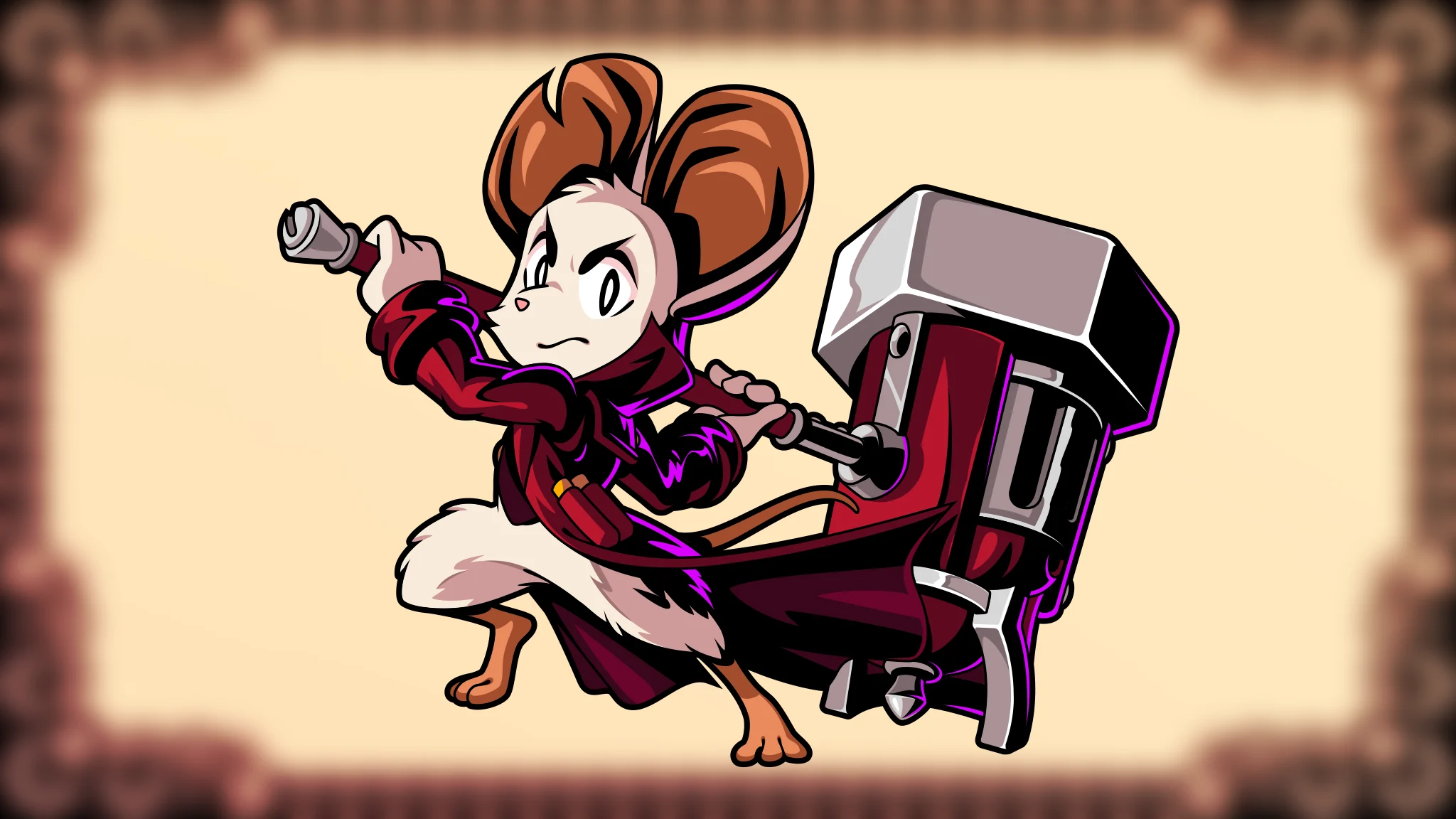 Blaststrike Maul weapon art from Mina the Hollower