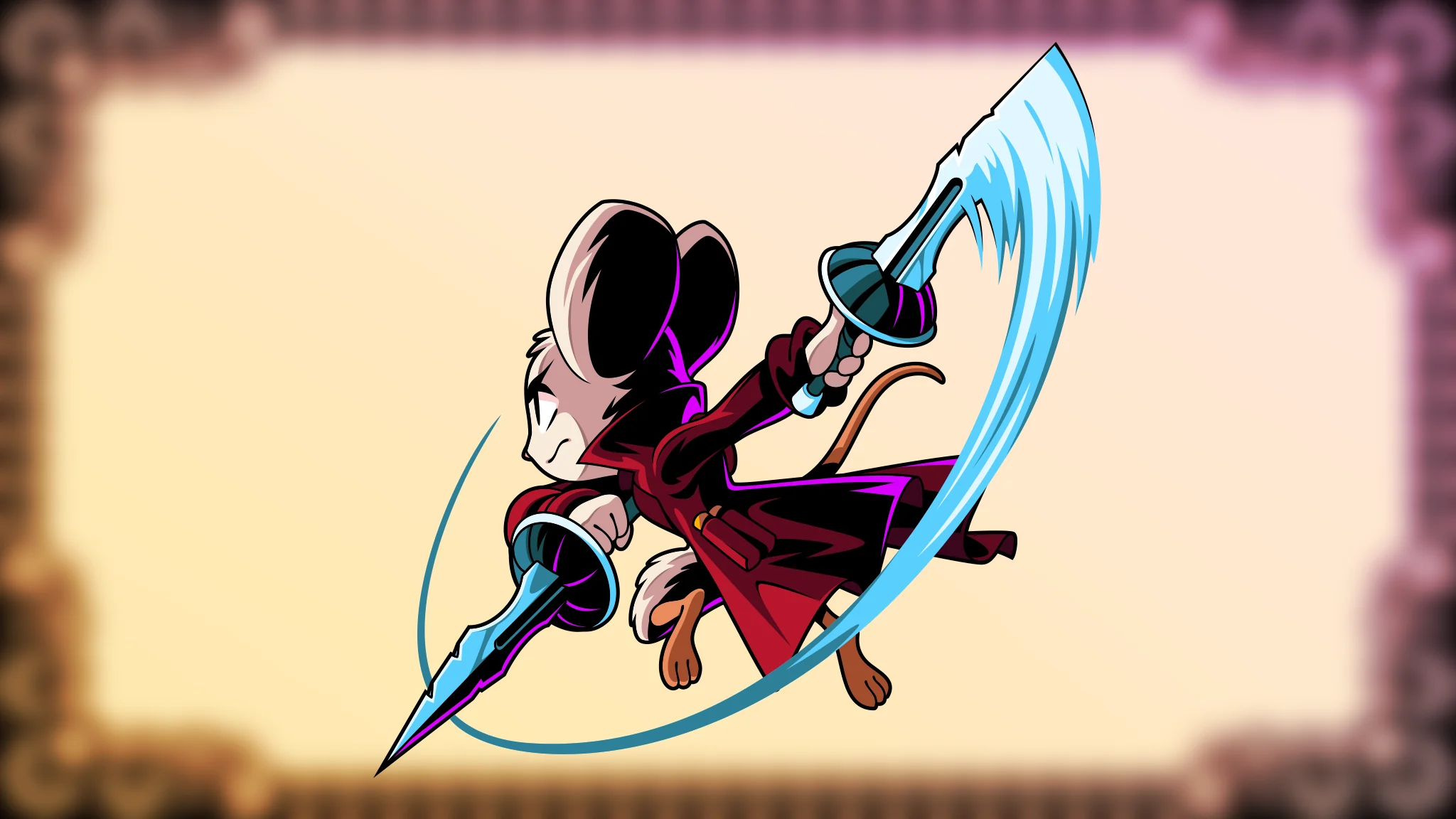 Whisper and Vesper weapon art from Mina the Hollower